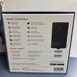 Momento M8 PRO 3-Ch 2K QHD w/ Wi-Fi + GPS Front & Rear Dash Camera MD-8200