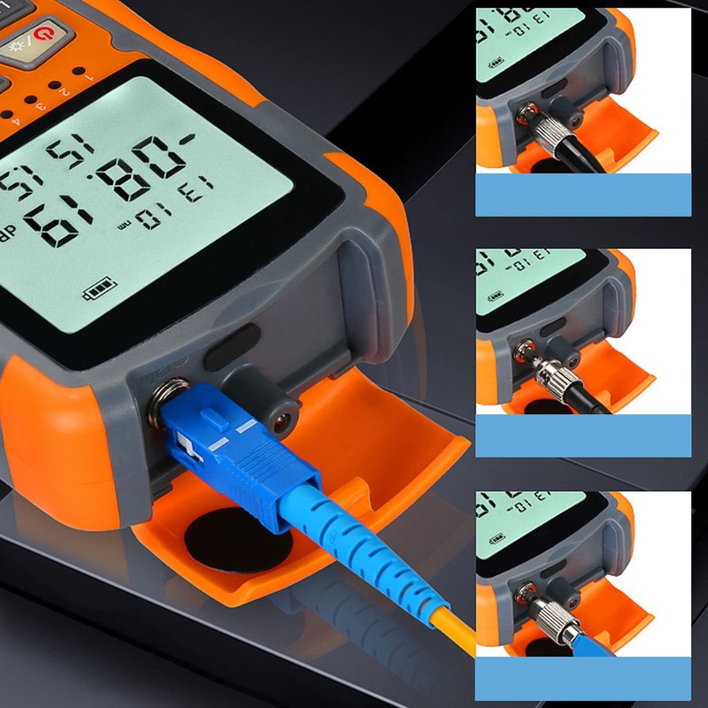Optical Multimeter, Mini Optical Power Meter Portable Multimeter Optical Fiber
