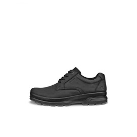 ECCO Men's Rugged Track Plain Toe Low Waterproof Hiking Shoe, Black, 11-11.5