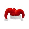 Nicky Bigs Novelties Unisex Red and White Christmas Jester Hat