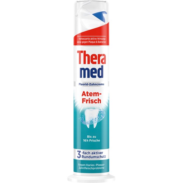 Theramed Toothpaste Dispenser Breath Fresh, 5 Pack (5 x 100 ml)