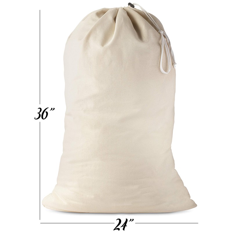 Handy Laundry Cotton Laundry Bag, The Extra Heavy Duty Washable