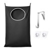 KEEPJOY XL Black Door Hanging Laundry Hamper,XL Hanging Hamper Bag