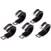 5 x P-Clamps 22mm Diameter with Rubber Tubing for Project