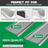 WATERLOCK Goldguard Micromesh 5"" Gutter Covers System for Leaf Protection