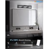VOLISUN 5CCT Bathroom Light Fixtures Over Mirror, Dimmable, 360°Rotatable Head,