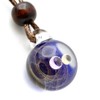 [GOLD STONE] Space Trapped in Glass Heat-Resistant Glass Art Pendant
