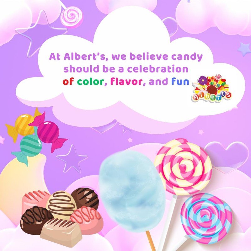 ALBERT’S Big Slice Cherry Lollipops – 48 Count Bulk Pack