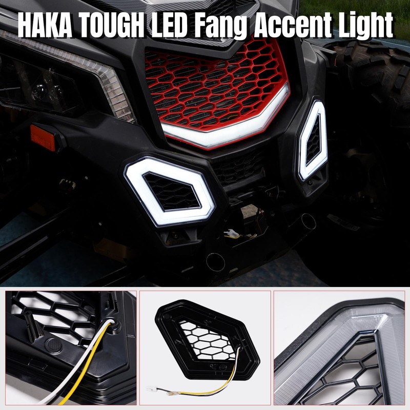 HAKA TOUGH LED Front Accent Light for Can Am Maverick