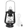 Vintage Camping Lantern 24h Battery Life USB Charging Detachable Lampshade