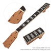 Wood Electric Guitar Neck 22Frets Rosewood Fingerboard with Trapezoidal Inlay