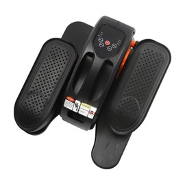 Under Desk Elliptical, Portable Electric Seated Pedal Exerciser w/Remote Control, 5 Adjustable Speeds & LED Monitor, Portable Ellipse Pedal Leg Exerciser for Seniors, Home, Office