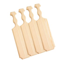 4Pcs 18inch Sorority Paddle - Greek Fraternity Paddle, Unfinished Wooden Frat Paddle, Solid Pine Wood Paddles