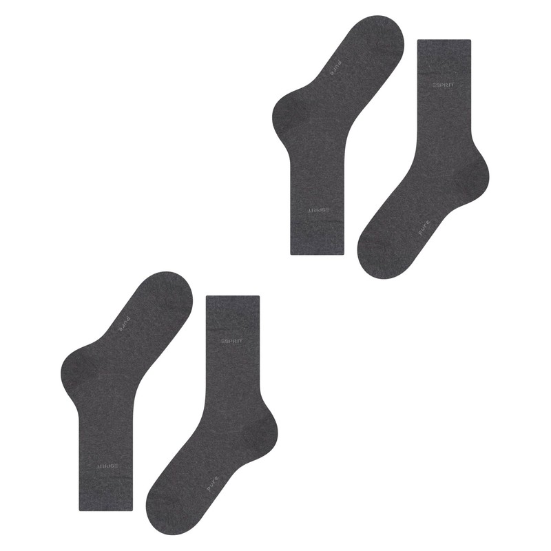Esprit Men's Socks Anthracite Melange 55-8