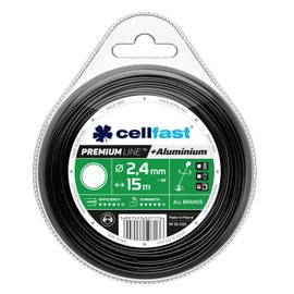 Cellfast Trimmer line Premium – Round 2.4mm x 15m, Reinforced with Aluminum Particles, 35-033