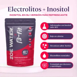 B-fit Zoe Water Electrolitos En Polvo 405g Myo Inositol 401                                                                                           