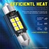 NUVISION LIGHTING 10 Pcs Dome Light LED Car Interior Bulb