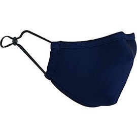 Keep Safe Reusable Face Mask Protection Washable Mouth and Nose Shield Breathable Anti Smoke Pollution Motorcycle Sports (Blue, Large)