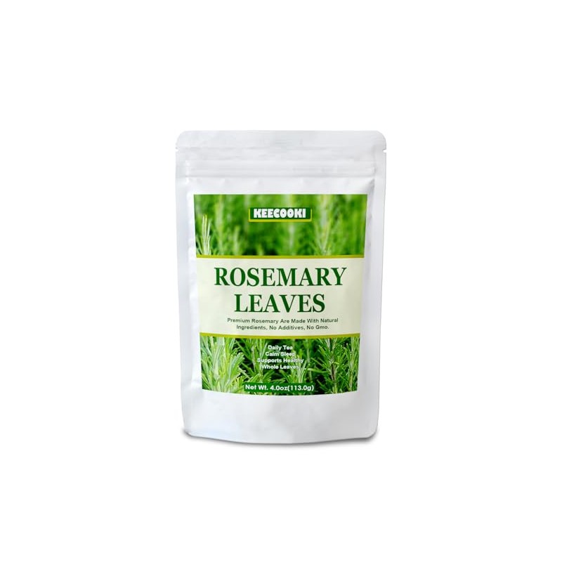 Dried Rosemary Leaves, 4.0oz(114g), Dried Rosemary Leaf Tea, Sun Dried,