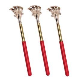 Baluue 2sets Stainless Steel Scratcher Extendable Telescopic Massage for Back Itch Relief 3pcs*2
