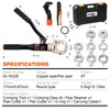 iGeelee Copper Press Tool Hydraulic for 1/2", 3/4", 1" Copper