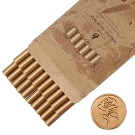 20PCS Standard Glue Gun Sealing Wax, Sealing Wax Sticks - Ideal for Wedding Invitations, Letters, Envelopes, Cards and Crafts, Work with Standard Glue Guns(Antique Bronze)