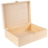 Creative Deco A4 Wooden Storage Box Unpainted Plain | 33.8