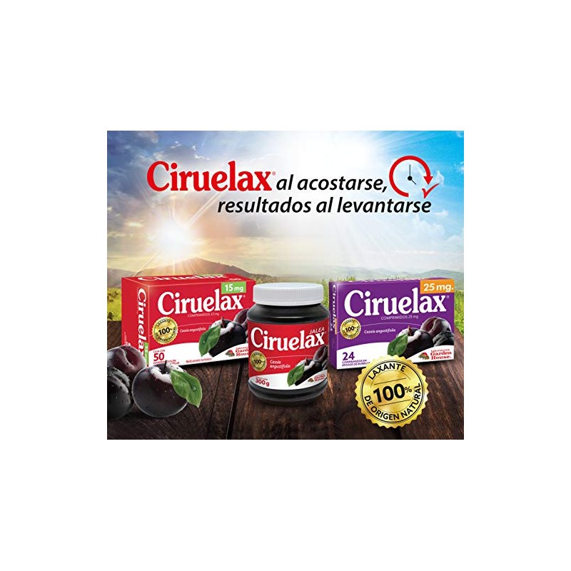 Ciruelax Laxante Jalea De Origen Natural Con 300 Gramos