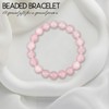 Rosenquarz Armband 8mm Naturstein Perlen Edelstein Heilsteine Armband Chakra Yoga