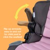Baby Trend Protect 2-in-1 Folding Booster Seat, Dash Rose