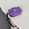 Wrapables Stylish Purse Hook Hanger, Foldable Handbag Table Hanger, Purple