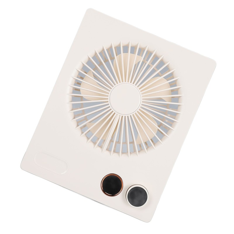 Ultra Thin Table Fan Desktop Flat Battery Operated Standing Hanging