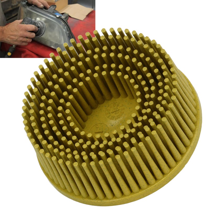2 Inch Bristle Disc Grit Abrasive Bristle Shank Attachment Disc