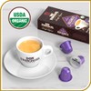 Don Francisco's Organico Espresso Pods: 80 Dark Roast Aluminum Capsules,