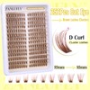Brown Lash Clusters Natural Individual Lashes Cat Eye Eyelash Clusters