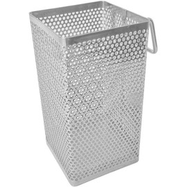 Oki Seisakusho Stainless Steel Mesh Box, Small, 2.2 x 3.0 x 4.3 inches (5.5 x 7.5 x 11 cm), Silver