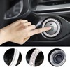Bling Crystal Double Rhinestone Car Engine Start Decoration Ring, Sparkling
