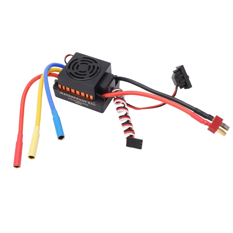 RC Brushless ESC 60A Strong Current Resistance Waterproof Dustproof Brushless