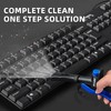Rycubre High pressure fan-shaped air blow gun, adjustable swing hose,
