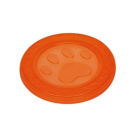 Nobby TPR Fly-Disc Paw, Diameter 22 cm, Orange, Pack of 1