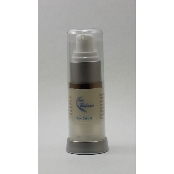True Radiance Best Lineless Eye Cream Reduces Crows Feet, Dark Circles and Puffinesss. Anti-wrinkle and More. 10% Reguage, 10% Syncoll, 8% Pepha-tight, Dmae. Paraben Free. 1/2 Oz Eye Cream