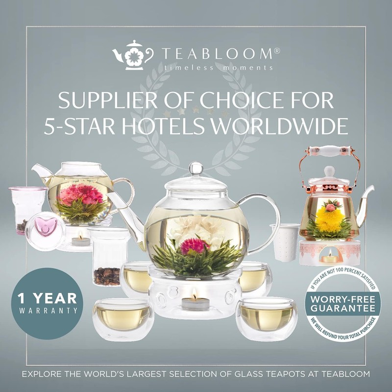 Teabloom - Cesta de repuesto de acero inoxidable para vaso