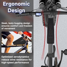 Bicycle Frame Bag 2.0 Litres, Bicycle Bag Frame Waterproof, Top Tube Bag Bicycle Narrow Triangle Shape, Velcro System Quick Assembly for Gravel Bike, MTB, Road Bike, City Bike, Trekking Bike