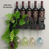 ginojex Artificial Grapes 6 Bunches with 3 Strands Fake Grape