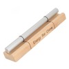 Meditation Chimes Mindfulness Aluminum Alloy Wooden Single Sound Hand Bell