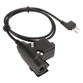 Tactical U94 PTT Adapter, 2 Pin Hands-Free Push to Talk Adapter for Midland 75 501 75 510 75 785 75 786 75 810 for Alan 39, for Alan 507
