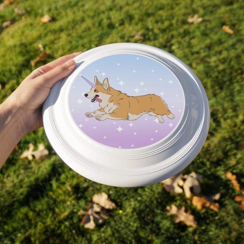 GRAPHICS & MORE Unicorg Corgi Unicorn Novelty 9" Flying Disc