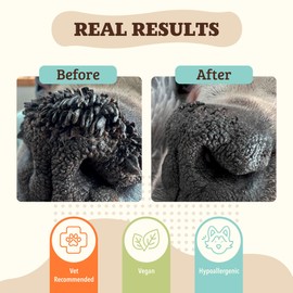 Natural Dog Company Snout Soother, Dog Nose Balm, Wax & Cream for Dry, Cracked Noses, Heals & Moisturizes with Shea Butter & Coconut Oil, Lick-Safe Nose Butter, Made in USA, 0.15 oz. Stick