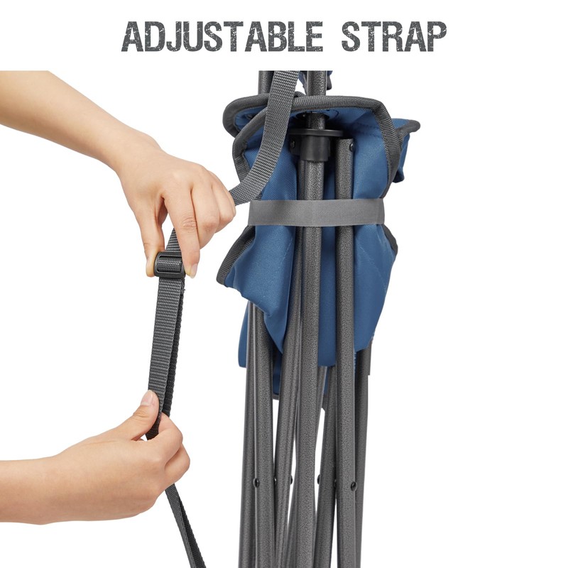 PORTAL Extra Large Quick Folding Tripod Stool with Backrest Fishing