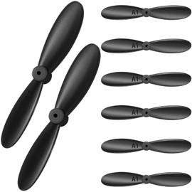 Hollowfly 3 Sets Spare RC Plane Propellers 2 Blade Compatible with Spitfire(76205) P-51d Mustang F4u Bf109(76206) RC Plane 3 Channel Remote Control Airplane Fighter Toys